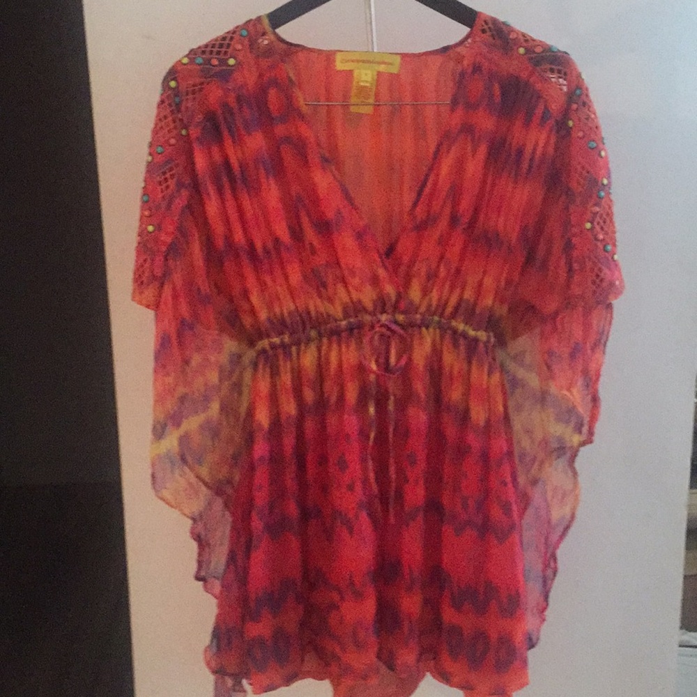 Catherine Maladrino tunic or beach cover-up